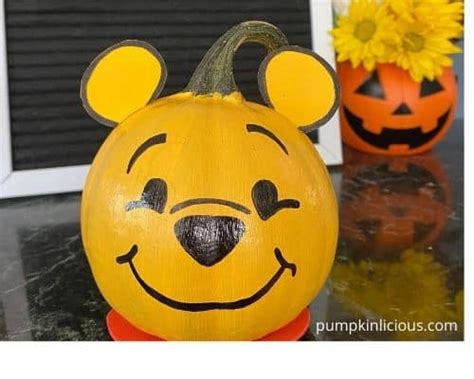 Winnie the Pooh Pumpkin Painting Ideas for Halloween 2022