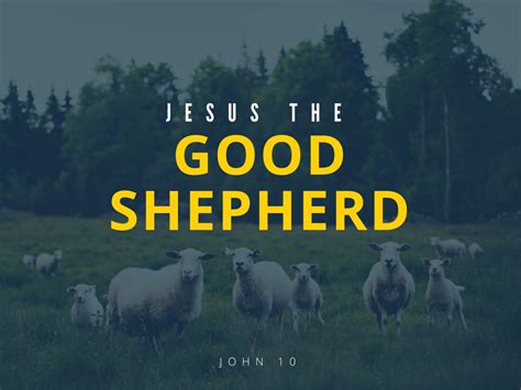 Jesus The Good Shepherd - PRAISEOLOGY