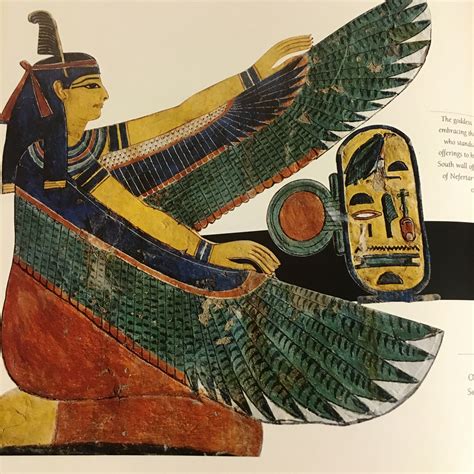 The goddess Maat who symbolises truth, integrity and right action ...