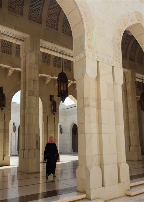 Visiting the Grand Mosque in Muscat - The Nomadic Flower