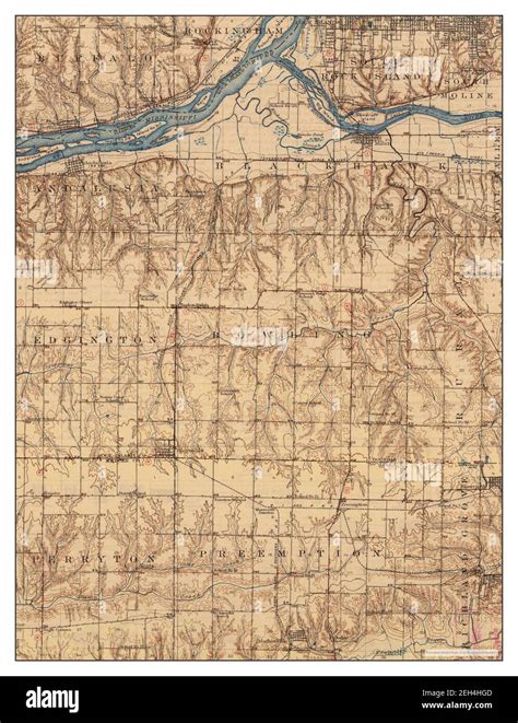 Milan, Illinois, map 1912, 1:62500, United States of America by Timeless Maps, data U.S ...