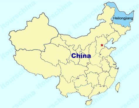 Heilongjiang Map, Map of China, Heilongjiang Province Maps