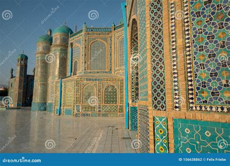 Blue Mosque in Mazar-e Sharif, Afghanistan Shrine of Hazrat Ali Editorial Photography - Image of ...