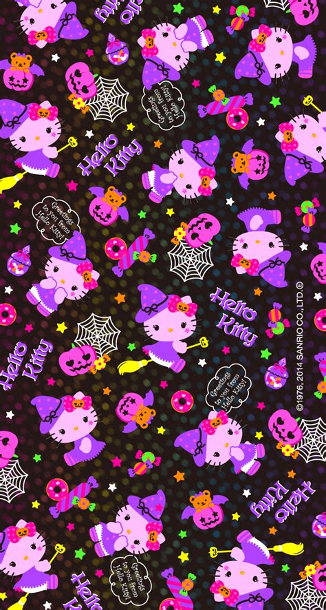 Hello Kitty Halloween iPhone Wallpaper