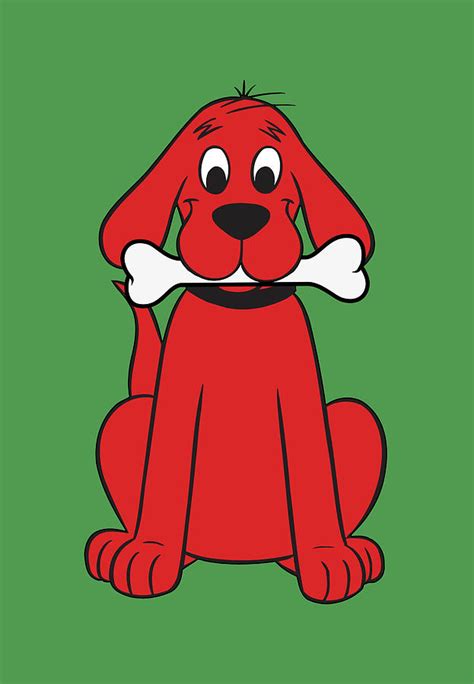 Clifford the big red dog Drawing by The Gallery - Pixels