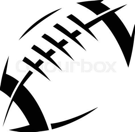 American Football logo vector icon | Stock vector | Colourbox