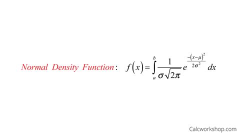 Normal Distribution Equation