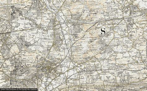 Historic Ordnance Survey Map of Ash Vale, 1898-1909