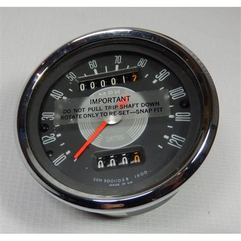 Smiths Instruments Genuine Smiths Speedometer 0-120 MPH Grey Face New Old Stock - Speedometer ...