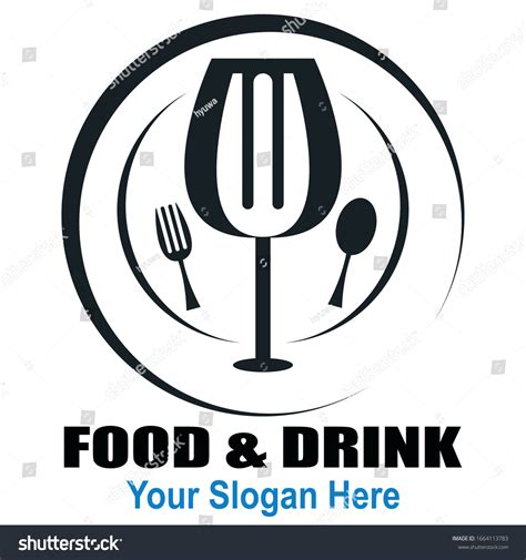 Restaurant Food Logo Design Vector Eat Stock Vector (Royalty Free ...