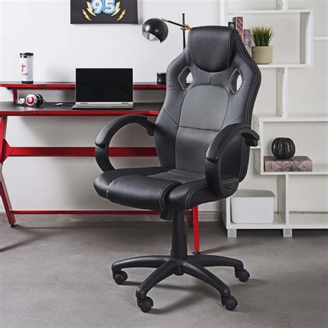 Kaweco Gaming Chair Grey And Black | Pan Home Furnishings | Pan ...