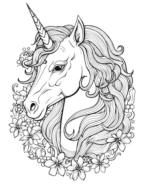 15 Unicorn Coloring Pages! - The Graphics Fairy