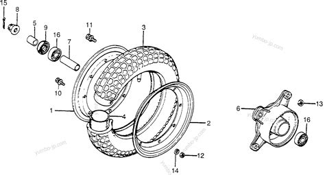 YUMBO | spare parts catalog for мотоцикла HONDA CT70 A 1981 year FRONT ...