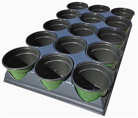 75 Seed Pots (4.5 inch Pots) and 5 Seed Trays – Seed Transplant Trays ...