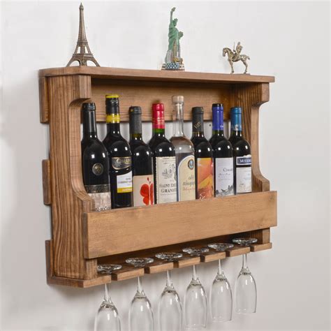 Woodymood Hangover Wine Rack Glass Holder-Natural – Woodymood LLC