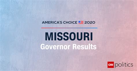 Missouri Governor Election Results and Maps 2020