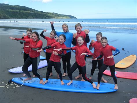 Kids Surfing Lessons - Surf Safe Surf Coaching Raglan