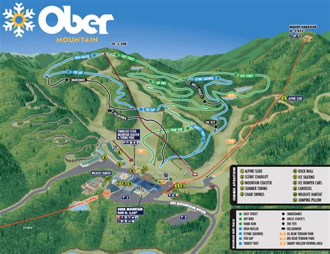 Ober Gatlinburg Map and Brochure (2024 - 2023) | ThemeParkBrochures.net