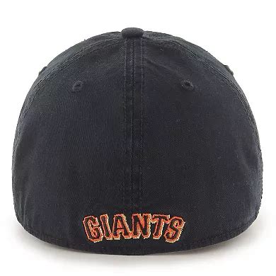 Men's '47 Black San Francisco Giants Franchise Logo Fitted Hat