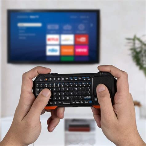 Mini Bluetooth Keyboard with Compact And Portable TouchPad