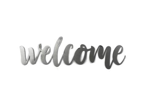 Welcome In Cursive Font