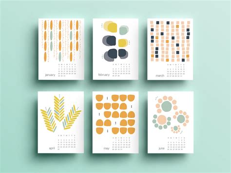 Minimalist Calendar on Behance