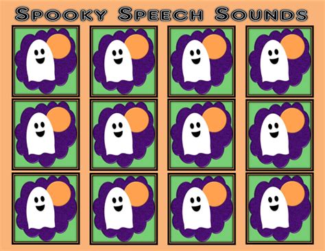 Free Download! Spooky Speech Sounds template to create any activity ...