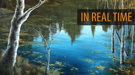 Painting A Reflective Pond - Ryan O'Rourke | Landscape painting ...