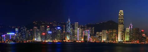 Hong Kong Skyline Panorama - a photo on Flickriver