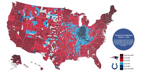 MAPS: Which NFL Teams Every County In The US Is Rooting For In This Weekend | Nfl, Nfl teams, Map