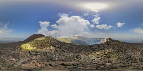 Mt Etna, how to walk on cold lava streams