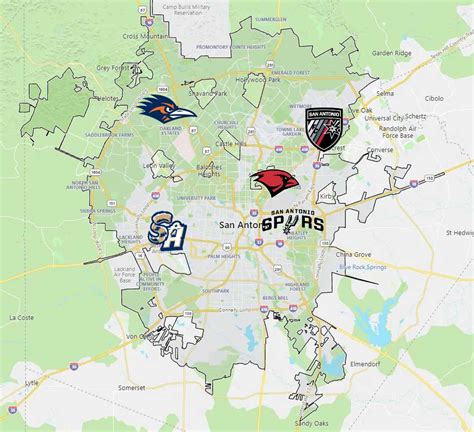 Sports Teams in San Antonio - Sport League Maps