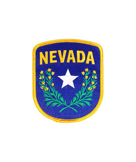 Nevada Embroidered Patch | Oxford Pennant