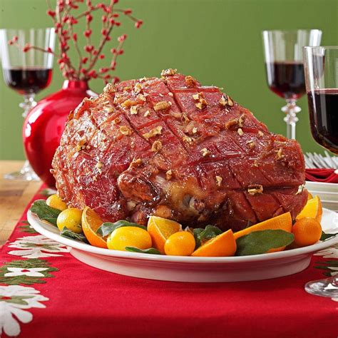 Maple-Pecan Glazed Ham Recipe | Taste of Home