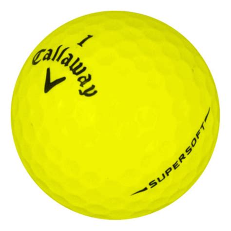 Callaway Supersoft Yellow used golf balls