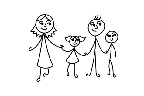 Stick Man and Family SVG Cut file by Creative Fabrica Crafts · Creative ...