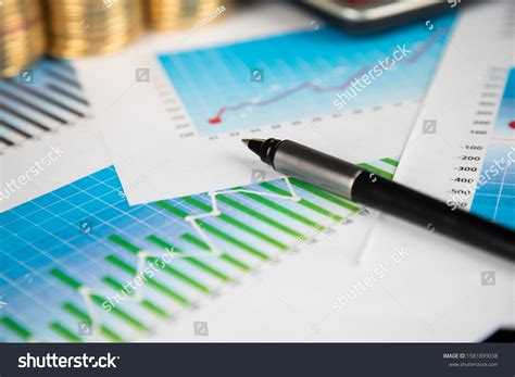 Business Graph On Chart Background Stock Photo 1581899038 | Shutterstock