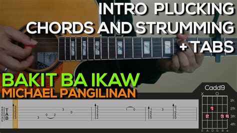 Michael Pangilinan - Bakit Ba Ikaw Guitar Tutorial [INTRO, CHORDS AND STRUMMING + TABS] - Sipraman