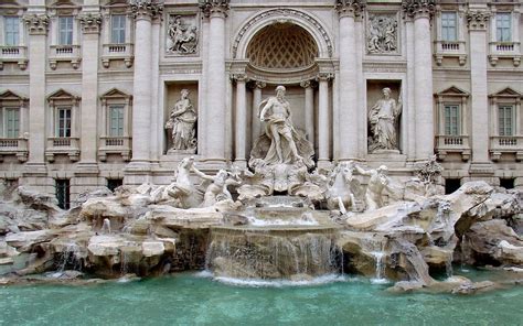 Download Man Made Trevi Fountain HD Wallpaper