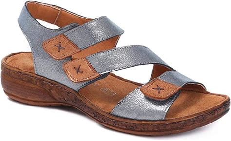 Pavers Womens Touch Fastening Flat Lightweight Sandals Shoes: Amazon.co.uk: Shoes & Bags