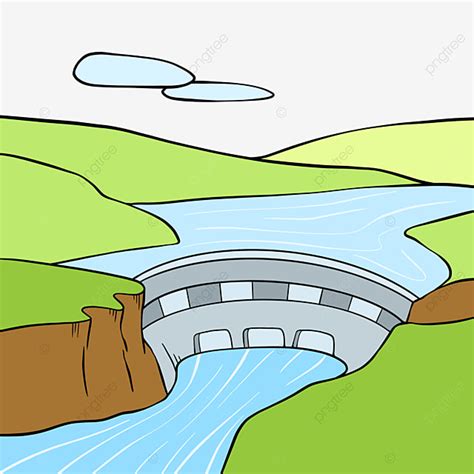 Dams Clipart PNG Images, Dam Clipart Cartoon Style Dam, Dam Clipart, Dam Clip Art, Cartoon Style ...