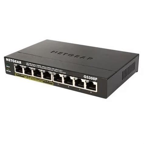 Netgear 8 Port Gigabit Ethernet Unmanaged POE Switch, Model Number: GS108PP at Rs 12000 in Chennai