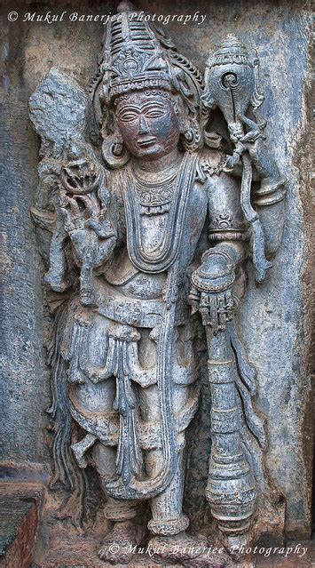 Lord Vishnu Sculptures inside the Model Shrines, Chennakesava Temple, Belur, Karnataka - a photo ...