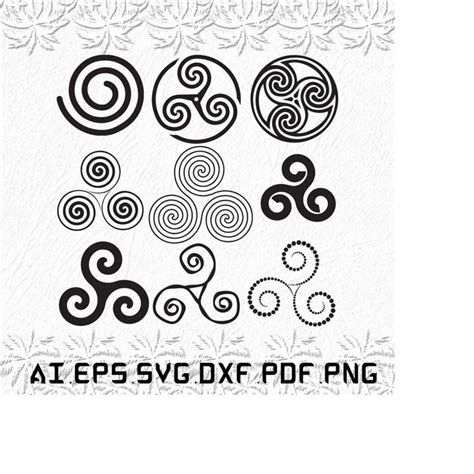 Celtic Spiral Symbol svg, Celtic Spiral Symbols svg, Celtic, - Inspire ...