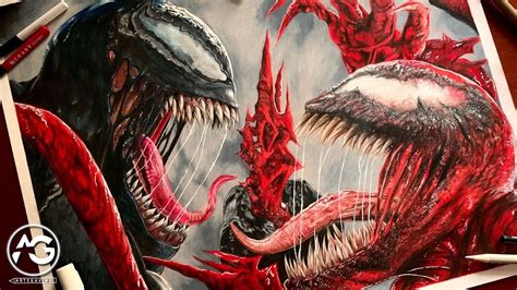 Drawing/Dibujo Venom vs Carnage - Let There Be Carnage | artegavino ...