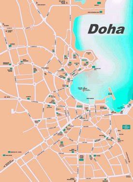 Doha Map | Qatar | Detailed Maps of Doha