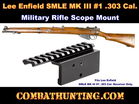 SM8565 Lee Enfield Scope Mount Military Rifle SMLE Mk III #1 .303 Cal. Receiver Scope Mount ...