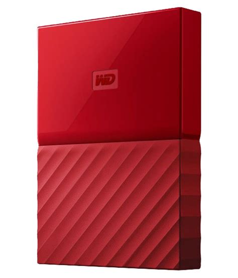 WD My Passport 1 TB USB 3.0 WDBYNN0010BRD-WESN Red - Buy @ Rs./- Online ...