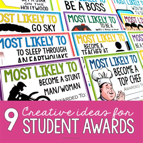 9 Creative Ideas for Student Awards - Presto Plans