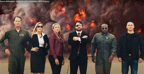 Congressman Dan Crenshaw creates his own Texas 'Avengers' in a wild joint political ad